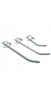 Stainless Steel Penis Urethral Tube With Glan Rings in Three Sizes. 