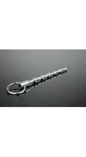 Stainless Steel Urethral Sound With Two Rings.