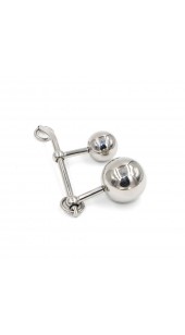 Double Ball Plug with Sliding O-Ring Rod. 