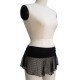 Black Mesh Skirt.