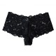Black Lace Medium Rise Panties in A Range Of Sizes..