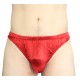 Men's Stretch Red Thong in Medium Size