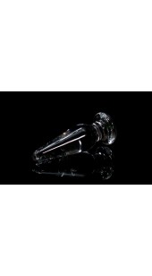 Clear Glass Anal Plug.