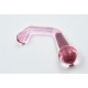 Pink Glass G Spot and Prostate Stimulator.