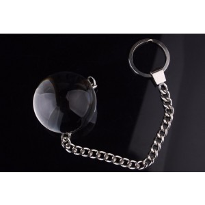 Mammoth Round Glass Ball With Chain.