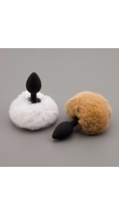 Fluffer Bunny Tail Silicone Anal Plug.