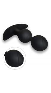  Duotone Silicone Anal Plug.