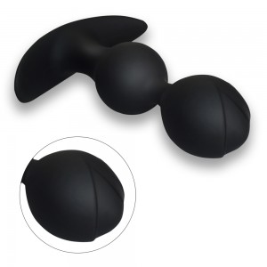  Duotone Silicone Anal Plug.