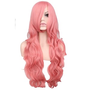 Desire Long Wavy Pink Wig (38 inches long)