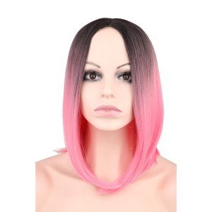 Desire Semi Short Pink Wig (16 inches long)