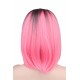 Desire Semi Short Pink Wig (16 inches long)