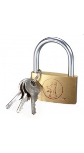 Brass 20mm Lock With Spare Keys.