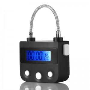 Rechargeable Electronic Timer Bondage Lock In Black or White.