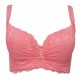 Hot Pink Push Up Padded 3/4 Cup Bra in a Range of Sizes.
