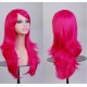 Similler Long Hot Pink Wig (28 Inch) With Two Free Wig Caps.