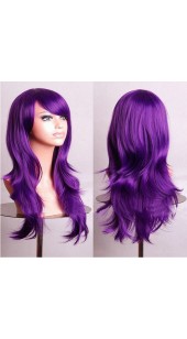 Similler Long Purple Wig (28 Inch) With Two Free Wig Caps.