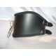 Black Posture collar With Two Adjustable Rear Buckles.