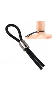 Toy Joy Adjustable Power X Cock Ring Black.