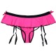 Sexy Garter Belt With Built In Front Pouch Thong in a Range of Colours and Sizes.