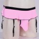Sexy Garter Belt With Built In Front Pouch Thong in a Range of Colours and Sizes.