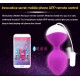 MonSa  Wireless Remote Control Vibrating Egg in Purple and Pink.