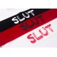 Strict Printed Wide Velvet S&m Slut Collar in a Range of Colours.
