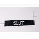 Strict Printed Wide Velvet S&m Slut Collar in a Range of Colours.