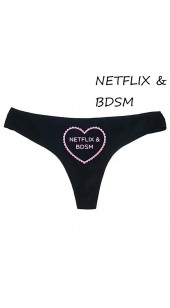 NETFLIX & BDSM Hi Waist Briefs In a Range of Sizes.