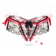 Ropa Interior De Mujer Bragas Open Crutch Lace Thong Panties.