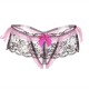 Ropa Interior De Mujer Bragas Open Crutch Lace Thong Panties.