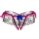 Ropa Interior De Mujer Bragas Open Crutch Lace Thong Panties.