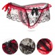 Ropa Interior De Mujer Bragas Open Crutch Lace Thong Panties.