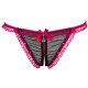 Womens Hot Crotchless Thong With Rhinestone Detail in a Range of Colours.