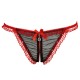 Womens Hot Crotchless Thong With Rhinestone Detail in a Range of Colours.