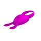 Naughty Bunny Rechargeable Silicone Cock Ring with Vibrating Clit Stimulating Ears.