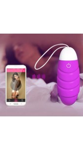 AiDi Bluetooth Wireless App Remote Control Rechargeable Vibrating Egg.