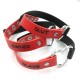 Heart Red and Black SLAVE Collar.