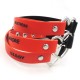 Heart Red and Black SLAVE Collar.