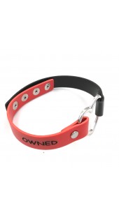 Heart Red and Black OWNED Collar.