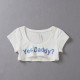 Sexy Short YES DADDY Crop Tops in a Range of Colours.