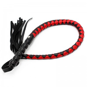 Premium Pu Soft Leather Flogger Whip in Two Colours.