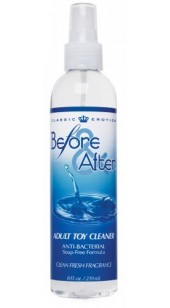 Before and After Anti-Bacterial Adult Toy Cleaner 8 fl oz.