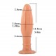 Faak Soft Silicone Anal Plug in a Range of Colours.