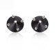 One Pair Faux Leather Steel Spike Nipple Covers