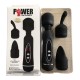 Power Wand Twelve Function Massager With Two Attachments Included.