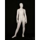 Metallic White Zentai Full Bodysuit With Hood Option