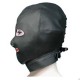 Leather Hood With Open Eyes and Mouth.