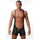 Pleather Shorts Body Suit.