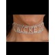 Rhinestone WICKED Collar