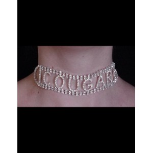 Rhinestone COUGAR Collar.